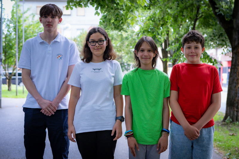 Gabriel Kos, Gita Radiković, Sergej Starešinčić i Filip Udovčić
