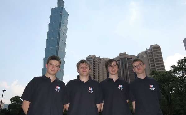 Mislav Balunović, Dominik Gleich, Mislav Bradač i Tonko Sabolčec