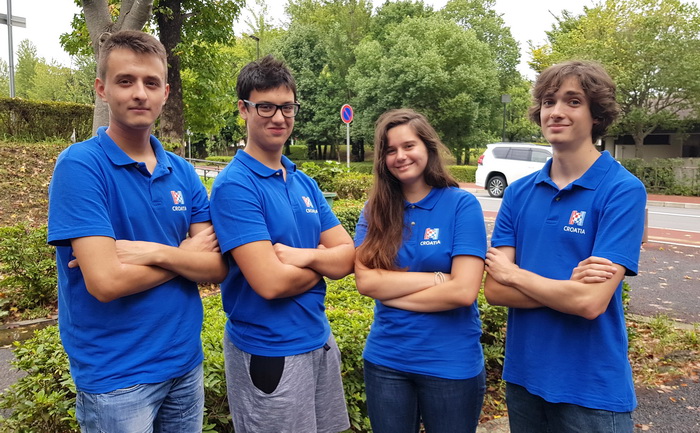 Josip Klepec, Dominik Fistrić, Paula Vidas i Leonard Inkret