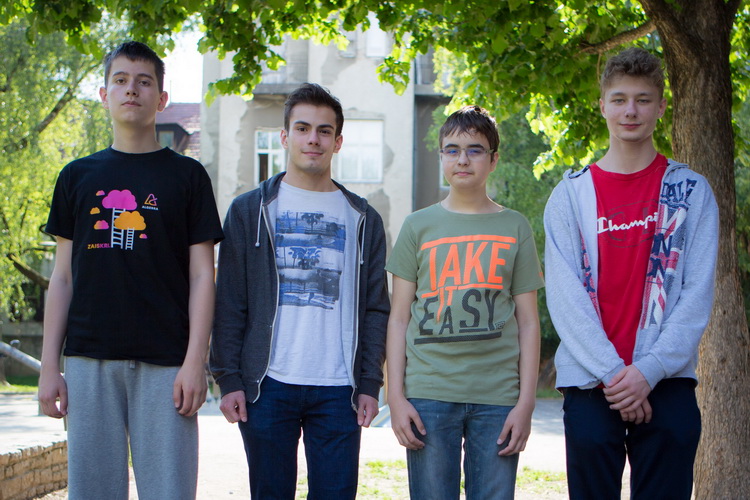 Patrik Pavić, Pavel Kliska, Dorijan Lendvaj i Krešimir Nežmah