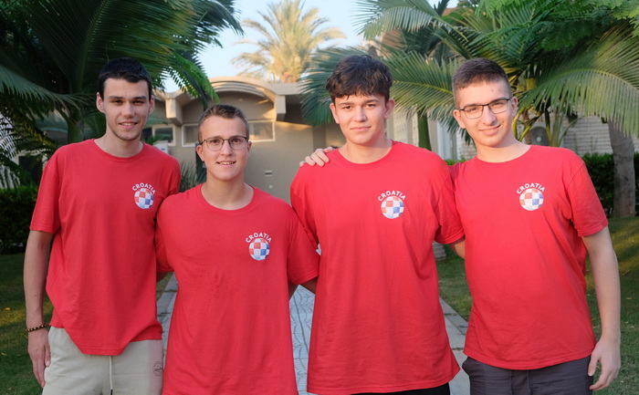 Lovro Tunjić, Nikola Vujica, Jakov Celin i Dino Hadžić