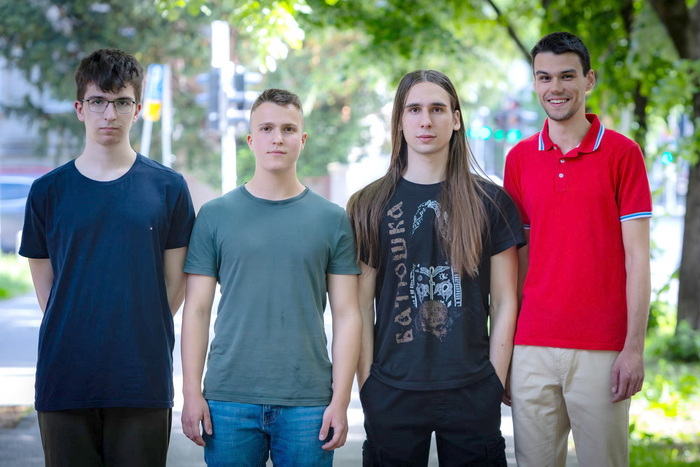 Dino Hadžić, Nikola Vujica, Fran Škarica i Lovro Tunjić